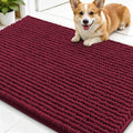 Smiry Dog Door Mat for Muddy Paws 30x20, Ultra Absorbent Chenille Doormat by Smiry
