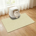 Bohemian Kitty Litter Mat 24"x17", Non-Slip Litter Box Mat, Washable Cat Litter by BLESWIN