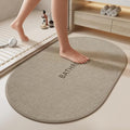 Bath Mat Non Slip, Quick Dry Bathroom Rug Under Door by QiCaiJia