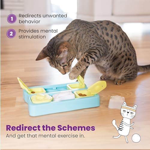 Catstages Nina Ottosson Kitty Cube Puzzle Cat Toy Treat Puzzle - Image 6