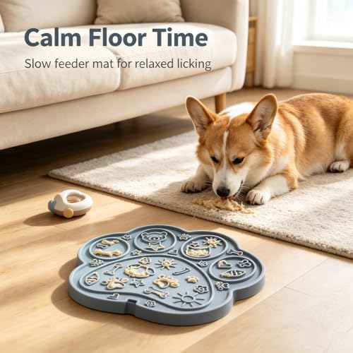 2 Pack Paw Lick Mat for Dogs Cats, BPA-Free Silicone, Suction Cups - Image 6