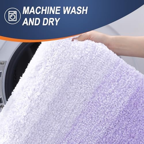 OLANLY Bathroom Runner Rug 40x24, Extra Soft Absorbent Microfiber Bath Rugs - Image 6