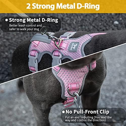 Huntboo Escape Proof Dog Harness, Escape Artist Harness, Fully Reflective Vest - Image 4