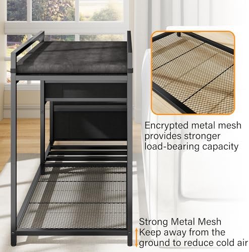 kepptory Pet Bunk Bed with Stairs and Storage, Dog Beds Attachment to Human Bed - Image 6