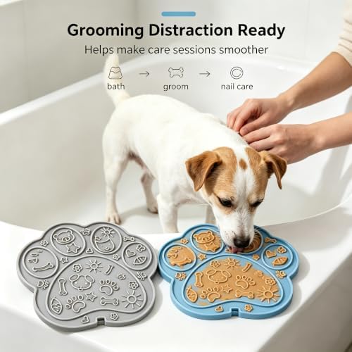 Paw Shaped Lick Mat for Dogs and Cats - Image 2