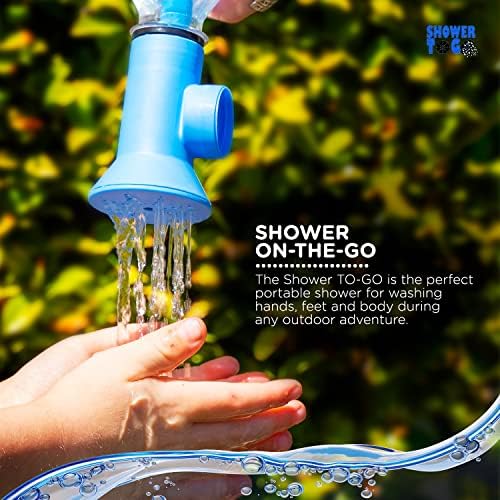 Shower to Go Portable Bottle Shower Attachment, Lightweight Outdoor Rinse Tool - Image 5