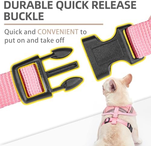 PUPTECK Small Dog Harness and Leash Set No Pull - Image 5