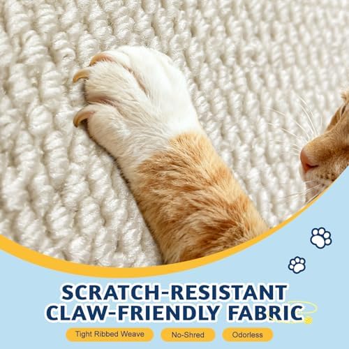 ENONCI Corner Cat Scratcher, 30x11.8 Furniture Furniture Protector Couches & - Image 2
