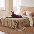 Bedsure Waterproof Blanket for Bed Soft Sherpa Fleece Throw, King 108"x86" by BEDSURE