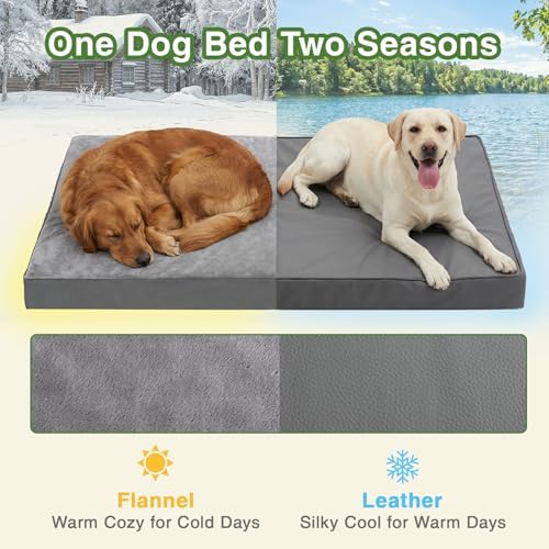 Waterproof Outdoor Large Dog Bed Washable XL Pet Foam Pad 44x32 Anti-Slip - Image 5