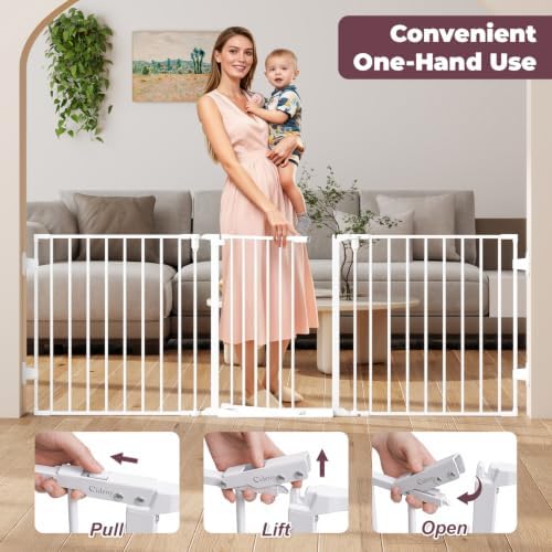 29.4-78" Extra Wide Baby Gate, Long Dog Gates Indoor - Image 3