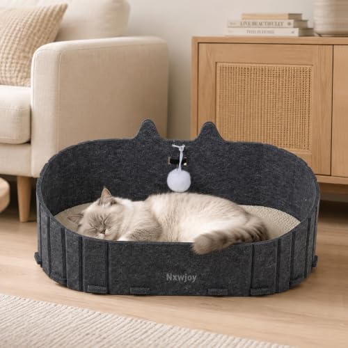 4 Packs in 1 Cat Scratcher Pad No-Mess Cat Scratch Cardboard - Image 5