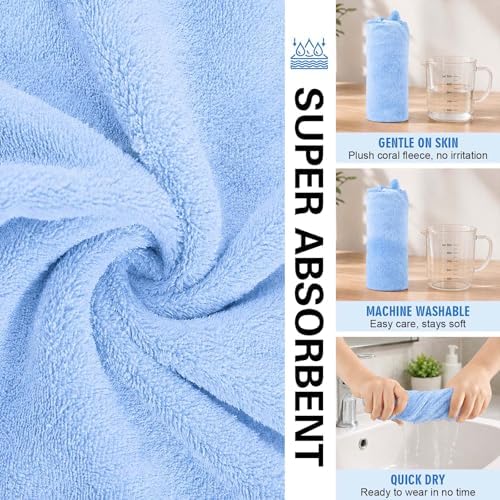 Dog Bathrobe Towel with Hood Super Absorbent Pet Bath Robe - Image 4