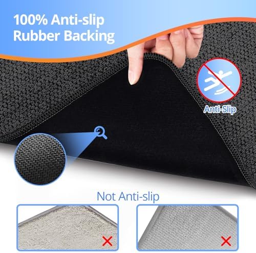 Upgraded Bath Mat 19x30Inch, Thin Bath Mats Rugs - Image 4