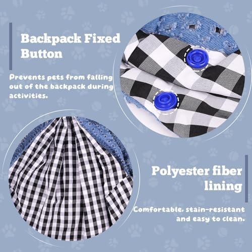Small Pet Sling Carrier Breathable Texture - Image 4