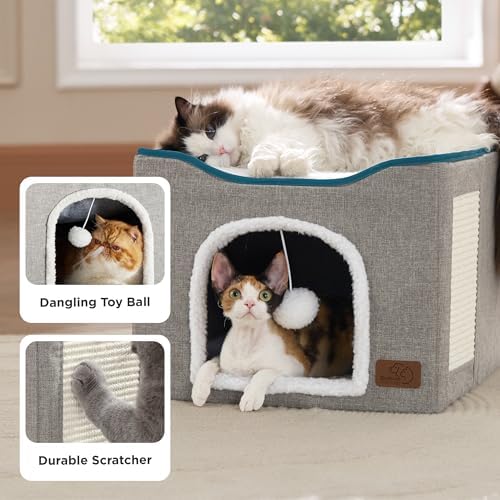 Bedsure Cat House Bed for Indoor Cats - Image 6