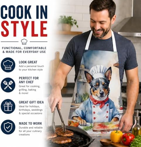 Caroline's Treasures Australian Cattle Dog The Chef Apron Cooking Kitchen - Image 2