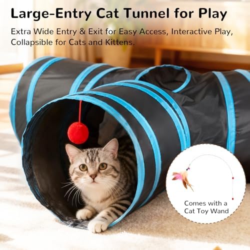 Tempcore Pet Tunnel Tube Cat Toys, Cat Tunnels - Image 4