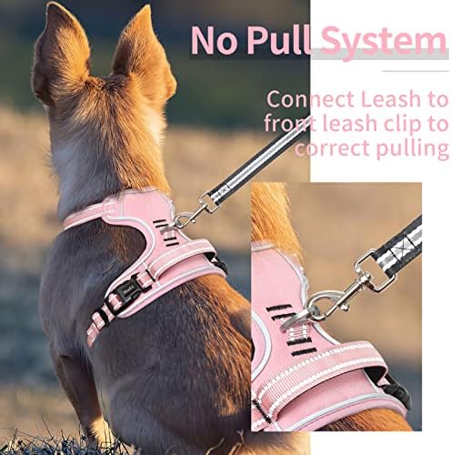 HEELE Dog Harness, No Pull Adjustable Padded Reflective Harness - Image 4
