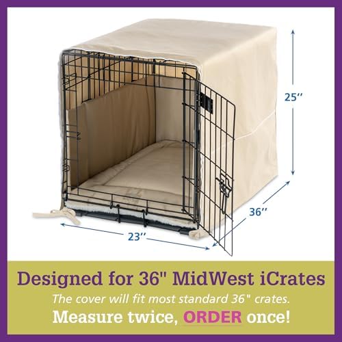 Pet Dreams 3-Piece Set Includes Dog Crate Cover, Dog Mat & Bumper Pad- Washable - Image 6