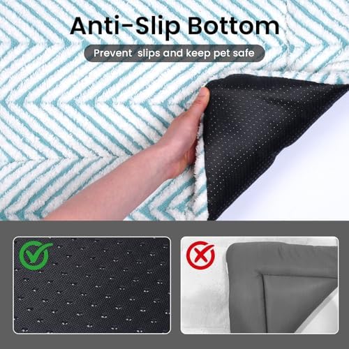 Mora Pets Cat Beds for Indoor Cats Washable Cat Mat Bed Flat Dog Crate Pad - Image 5