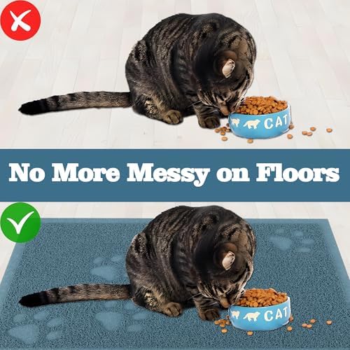 Darkyazi Cat Litter Box Mat for Floor Litter Trapping Mat Non-Slip Backing - Image 5