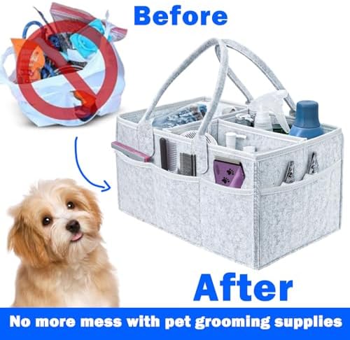 Klawdsky Pet Grooming Tote Bag, Dog Storage Organizer - Image 6