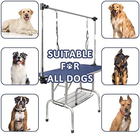 ROOMTEC 36" Dog Grooming Table, Foldable Home Pet Bathing Station - Image 3