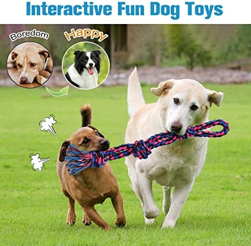 UPSKY Dog Rope Toys 2 Nearly Indestructible Dog Toys, Dog Toy - Image 5
