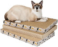 Kitty City Cat Scratcher– 3-Pack Durable Corrugated Cardboard Scratch Pads by KittyCity