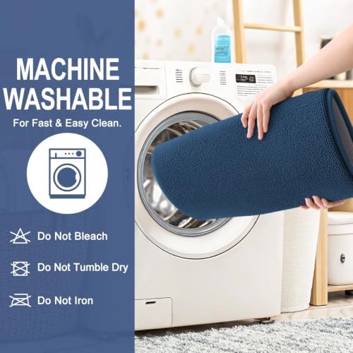 OLANLY Memory Foam Bathroom Runner Rug 59x20, Absorbent Long Bath Mat - Image 6