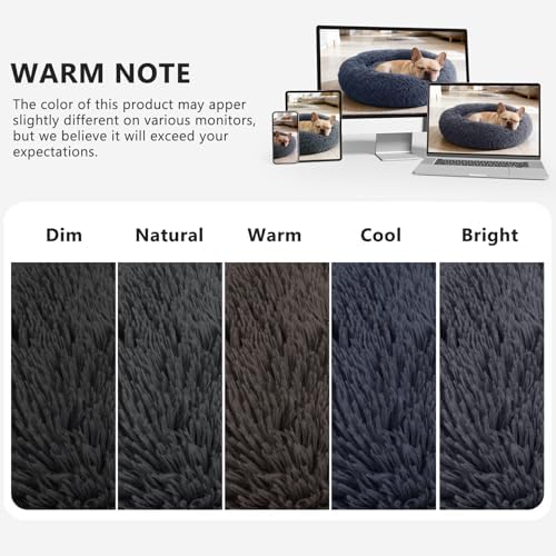 MIXJOY Orthopedic Dog Bed Comfortable Donut Cuddler Round Pet Beds Ultra Soft - Image 7