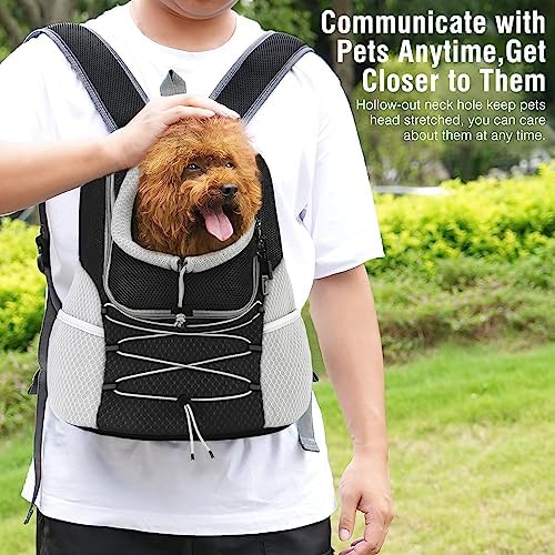 Pawaboo Pet Dog Front Carrier Backpack, Ventilated Mesh Puppy Back Pack - Image 4