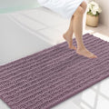 Smiry Bathroom Rugs 44X24, Extra Soft Rubber Backing Chenille Bath Mats by Smiry