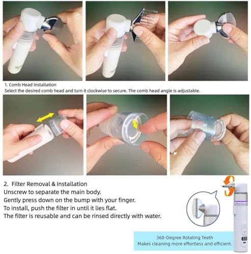 Electric Pet Flea Comb, 【2 in 1 Rechargeable】 Dog Flea Comb - Image 6