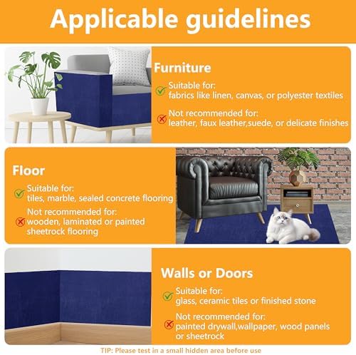 Cat Scratch Pad for Wall, Scratch Furniture Protector - Image 7