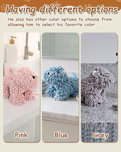 Dog Towel Shaped Hand Chenille Animal Towels - Image 5