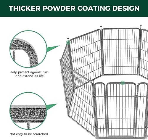 FXW Aster Dog Playpen Designed for Yard, 32 Panels - Image 4