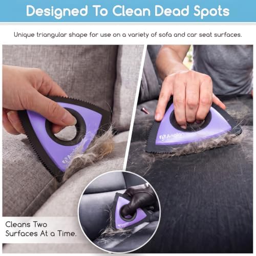 Analan Mini Pet Hair Remover for Car Detailing Dog Hair Tool Brush - Image 4