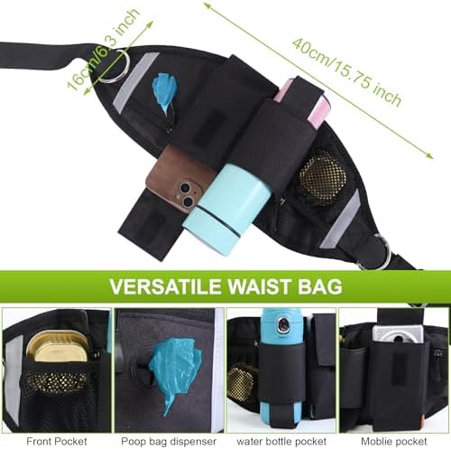 Hands Free Dog Leas, Double Waist Leash - Image 5