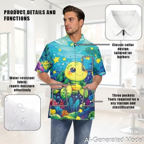 Dog Grooming Smock for Women & Men Water & Hair Repellent - Image 5
