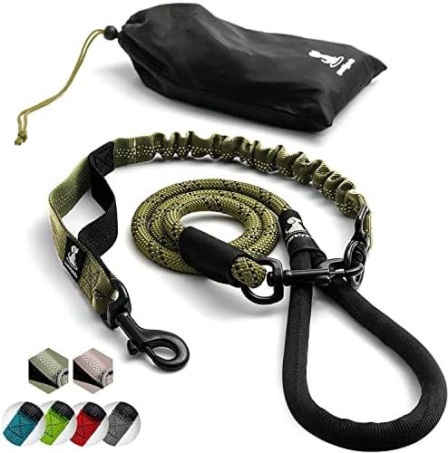SparklyPets Heavy Duty Bungee Rope Leash by SparklyPets