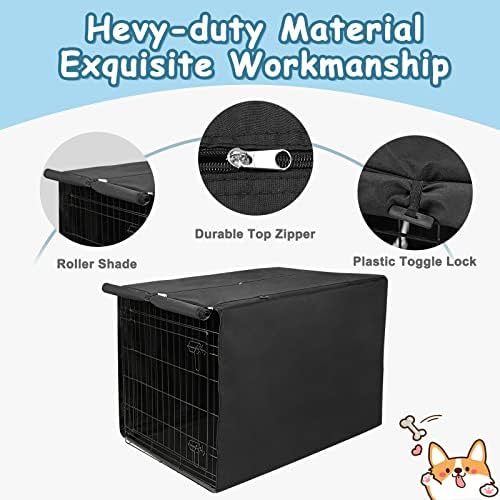 Deblue 42" Dog Crate Cover for Large Wire Crate - - Image 4