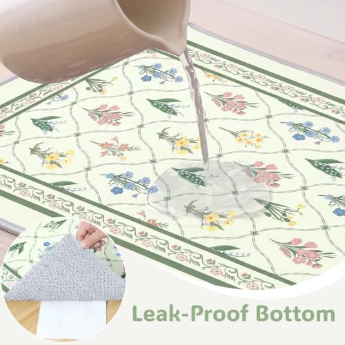 Bienbee Cat Litter Mat, 2 Pack 33" x 22" Machine Washable - Image 4