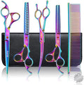 Professional Dog Grooming Scissors Set, 7 Inch/8 Inch Pet Grooming Scissors by Moontay