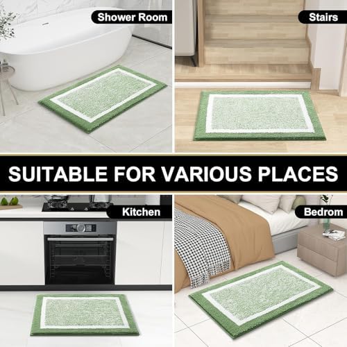 OLANLY Bathroom Runner Rugs 47x24, Long Bath Mats - Image 7