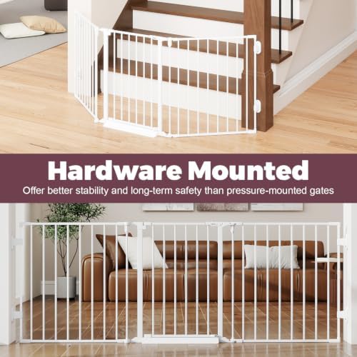 29.4-78" Extra Wide Baby Gate, Long Dog Gates Indoor - Image 2