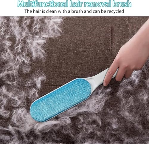 2 Pack Furniture Lint Remover Brushes, Double Sided Self Cleaning Loose Hair - Image 7