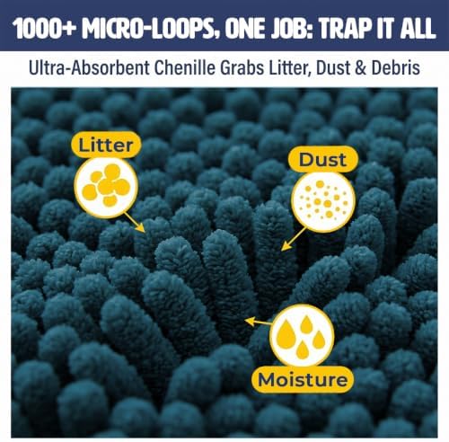 Muddy Mat® | Cat Litter Mat 24"x36", Litter Trapping Mat, Super Absorbent - Image 5