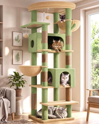 Globlazer 74in Cactus Heavy Duty Cat Tree Tower by Globlazer